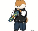 絵本作家がiPadで絵本風キャラを描きます 絵本風キャラや動植物|グッズ化やプレゼントにも|お急ぎ可 イメージ1