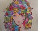 アナログイラスト描きます 華やかであたたかみのある絵を飾ってみませんか？ イメージ1