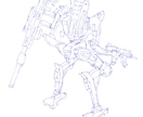 ロボット、メカ、乗り物のイラストを描きます キャラ、背景、アイテム、ロボット、乗り物、メカデザインを制作 イメージ8