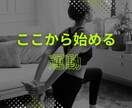 自宅で出来る体作りをお手伝いします 【未経験者専用】「ここから始める」メニュー作り イメージ1