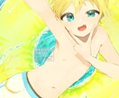 MV、キービジュアル、グッズ配信用イラスト描きます ポーズ、表情、肌の質感から魅力を引き出す、刺さるイラスト！ イメージ1