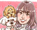 臨機応変にポップな似顔絵を描きます 細かいところまでご相談可！プレゼントにいかがですか？ イメージ2