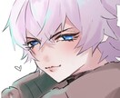 厚塗りで雰囲気のあるアイコンを描きます あなたの創作キャラクターを、魅力的な一枚に仕上げます。 イメージ3