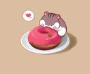 SNSアイコン等のイラスト製作をします 可愛いくてゆるふわもちっ！な絵が得意です イメージ5