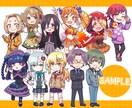 だいたい2.5頭身のSDキャラクター描きます いろいろ使える、鮮やかわいいSDキャラクター イメージ2