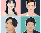 程よいリアルさ、あなたの似顔絵アイコン描きます SNSからお仕事用まで!デフォルメし過ぎないから使いやすい イメージ2