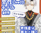 先着3名格安！クールなVTuberモデル制作します あなたのご希望に沿ったキャラをお作りします！ イメージ1