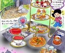 お店の宣伝になるかわいいイラストを描きます カフェ、レストラン、観光地などその場所の特徴をイラストで！ イメージ6