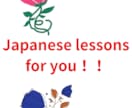 Japanese lessons 日本語教えます Japanese Conversation Lesson イメージ1