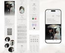 プロフィールブックのテンプレートを納品します WEB＆冊子版 同デザイン ❤︎ Canvaテンプレート販売 イメージ2