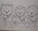 優しいほっこり手書きイラスト書きます 色々な動物や可愛いペットの記念になる一枚を。 イメージ10