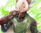 繊細で色鮮やかなSNSアイコン 描きます 顔、バストアップ対応！追加で腰下までも可能 イメージ3