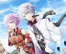 YouTube用やSNSの1枚絵制作いたします 修正無制限！キャラ追加も無料！表紙・挿絵イラスト承ります！ イメージ1