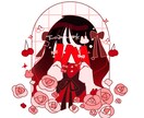 商用利用OK！ゆるかわな女の子のアイコン描きます シンプルな線画でゆるくかわいい雰囲気のアイコンを作成します！ イメージ2