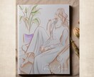 女性向け商品ビジュアルのイラストお描きます ナチュラルで洗練された世界観のイラストで雰囲気作り致します イメージ5