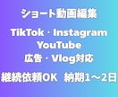 継続OK！SNS向けショート動画編集します 幅広いジャンルのショート動画編集お任せ！ イメージ1