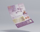 高画質で訴求力あるチラシをお作りします 分かりやすく誠実に対応！illustratorで丁寧に作成 イメージ9