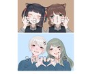 SNSで使えるようなアイコンを描きます 自分だけのかわいいイラストを描きます。 イメージ7