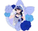 SNS用のアイコン描きます 【主にSNSアイコン】POPな人物イラスト描きます★ イメージ3