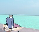 シンプルアイコン作成します 写真とおしゃれ似顔絵のコラボです！ イメージ1