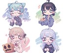 ゆるくて可愛いアイコンを素早くお届けします 個性的な絵柄のゆるゆるかわいい女の子のアイコンをかきます！ イメージ3