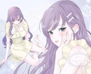 透明感のある大人かわいいイラストを描きます 色んな女の子の顔を描くのが好きなので一生懸命制作いたします イメージ2