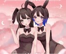 アイコンイラスト用に可愛い女の子描きます 可愛いキャラクターをお求めの方に イメージ2