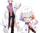 Vtuber立ち絵＋SDセット作成します 立ち絵デザインからグッズに使用出来るSDイラストを描きます イメージ10