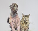 味のあるペン画で動物・ペットの絵を描きます 大切なペットの個性ある表情をこだわって描きます！ イメージ1