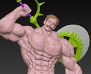 フィギュア用3Dデータを製作致します オーダーメイドで世界に一体だけのフィギュアを製作致します。 イメージ1