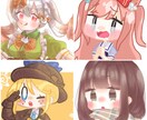 アイコンイラスト描きます かわいいデフォルメキャラ描きます！頭身絵も可です！ イメージ5