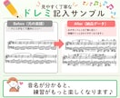 譜読みが苦手な方へ！楽譜にドレミを書き込みます 指導歴23年の講師が、見やすく丁寧にドレミをお入れします イメージ2