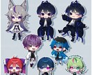 TRPG・動画等で使用できるイラスト制作します 立ち絵や一枚絵など制作承ります イメージ4