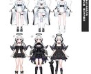 IRIAM、TRPG用のキャラデザ〜立ち絵描きます キャラクターデザインにこだわった立ち絵の作成を行います イメージ5