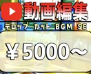 YouTube等の動画編集、請け負います 総再生数600万回｜テンポ重視編集 イメージ1