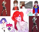 イラスト作成します ミニキャラ、全身、壁紙、動物など提供します イメージ1