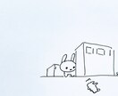 アナログ原画イラスト描きます 線と水彩1〜2色で表現いたします。 イメージ1