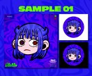 ツノが生えたSNSアイコン用似顔絵を描きます プロのイラストレーターが独特なツノの生えた似顔絵を描きます イメージ4