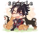 テイスト色々！かわいいSDイラスト描きます アイコン/グッズ/動画などに是非！ イメージ4
