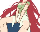 アオリ構図に特化した可愛いキャラクターを描きます 見上げる魅力をご依頼主へお届けします イメージ6