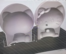 格安！！イラスト・写真から3Dモデルを作成します 「こんなの作りたい」を形に！初心者の方も大歓迎です！ イメージ4