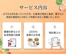 原因のわからない食欲の解決方法をサポートします 食欲の原因を食事×血液×心理から分析したあなた専用メニュー イメージ4