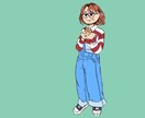 イラストアイコン描きます 古着ファッション可愛いイラスト描きます！ イメージ3