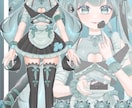 VTuber/Live2D用パーツ分立絵作成します キラキラ可愛いお姿で作成します！ イメージ2
