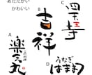 絵心ある書道家が個性ある筆文字をお書きします 「きれい、かっこいい」だけでは物足りない方に！3回修正込 イメージ2