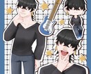 ステッカー風イラストを制作いたします いろんなポーズや表情を詰め合わせたあなただけのイラスト イメージ3