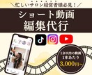 モニタークーポン配信中！動画編集代行します 時間がかかる方必見！１分以内のショート動画を手軽に、気軽に♪ イメージ1