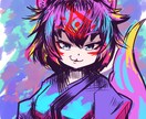 絵柄テイスト広く、アイコン～1枚絵対応いたします 狐キャラは割引！？人型から人外まで幅広く作成！ イメージ3