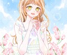 キラキラしたアイコンイラスト描きます 男の子も女の子もお任せください✩︎⡱ イメージ5
