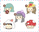 なんとな〜く似てる顔アイコンお描きします ユーモア＆愛嬌たっぷり☆あなたの『好き』をトッピング♪ イメージ7